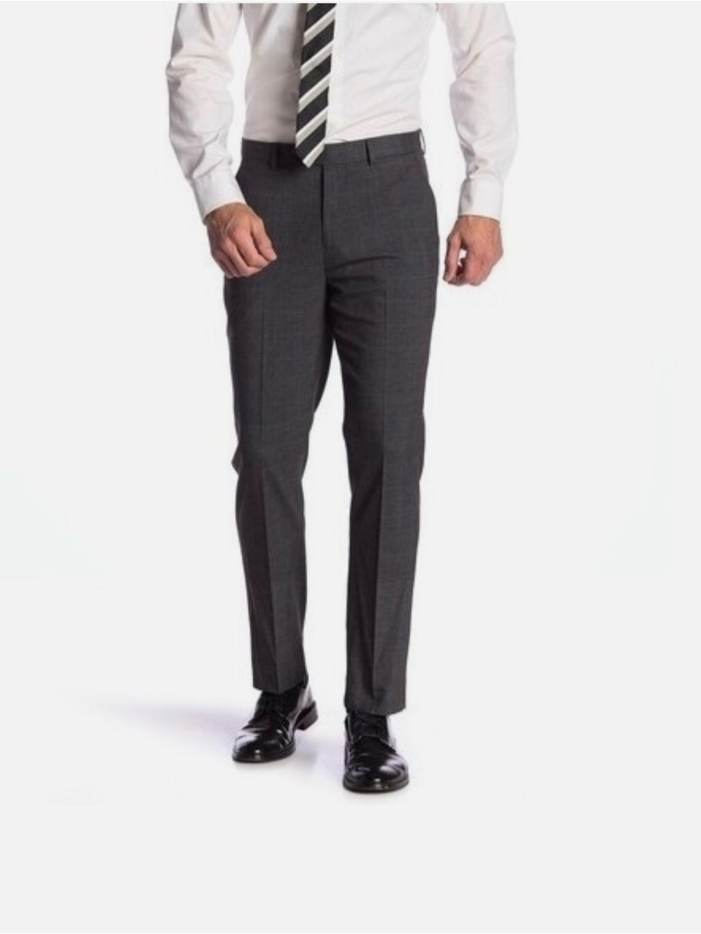 Ben Sherman Charcoal Gray Slim Dress Pants